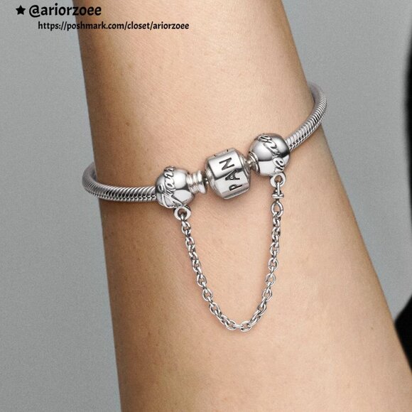 Pandora Family Forever Safety Chain Charm - Picture 2 of 2